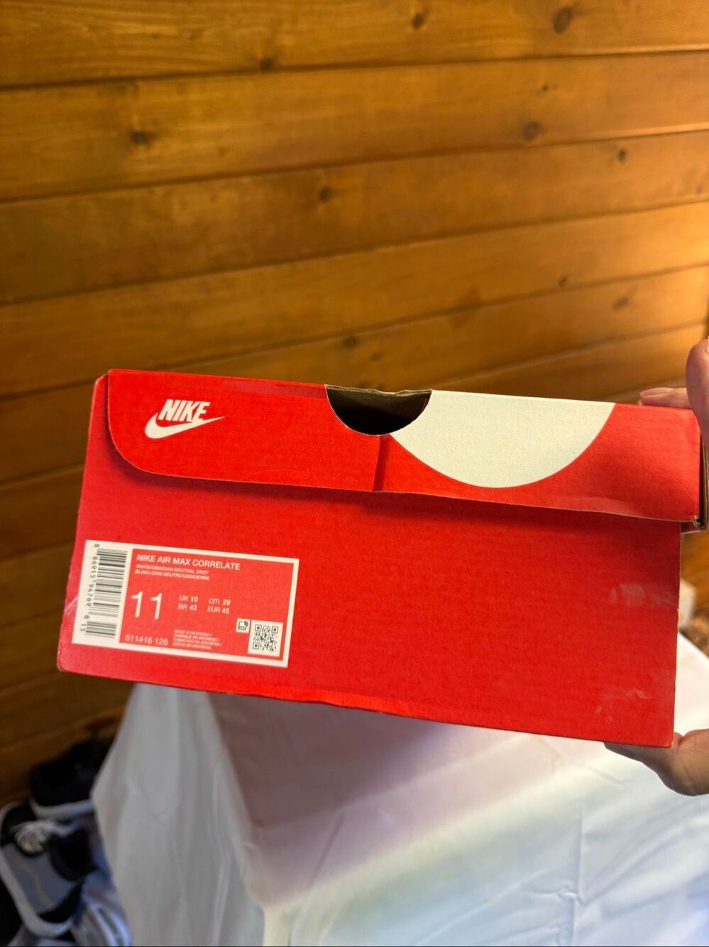 Nike Air Max Correlate 'White Obsidian Sz 11 NIB 511416-126 - Picture 8 of 9
